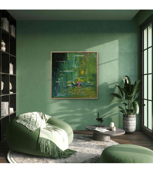 La représentation contemporaine du bassin des nymphéas de Claude Monet