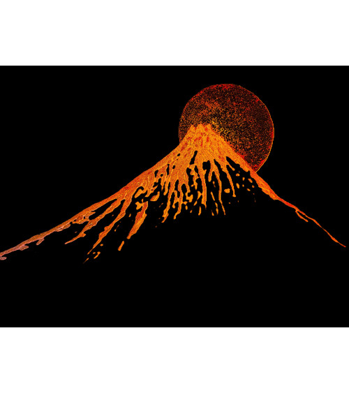 "37" Eruption (Noir)