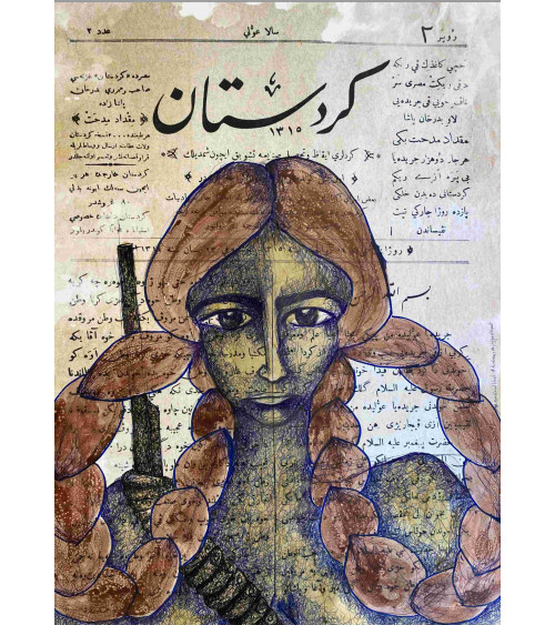 KURDISTAN – Zehra DOGAN | Digigraphie Édition Limitée 30 ex. – LEV AC