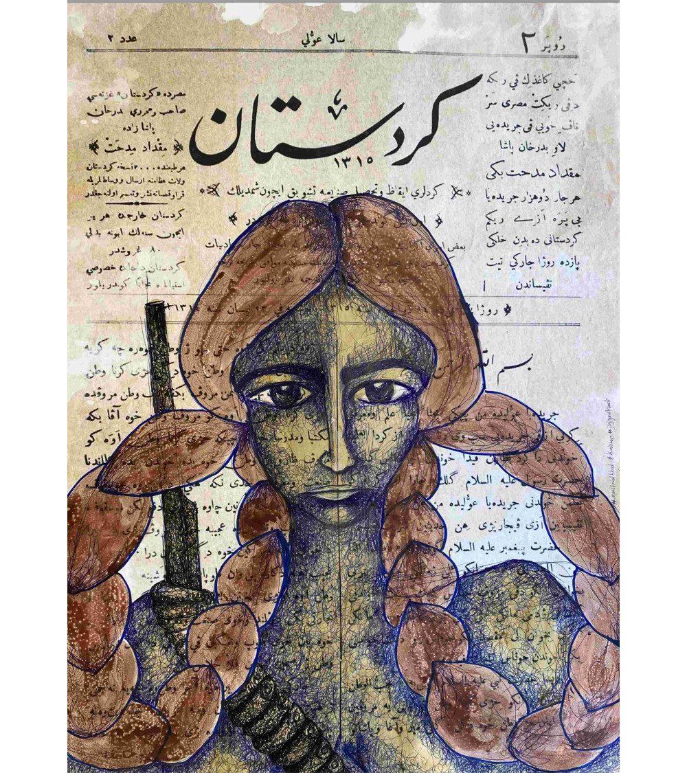 KURDISTAN – Zehra DOGAN | Digigraphie Édition Limitée 30 ex. – LEV AC