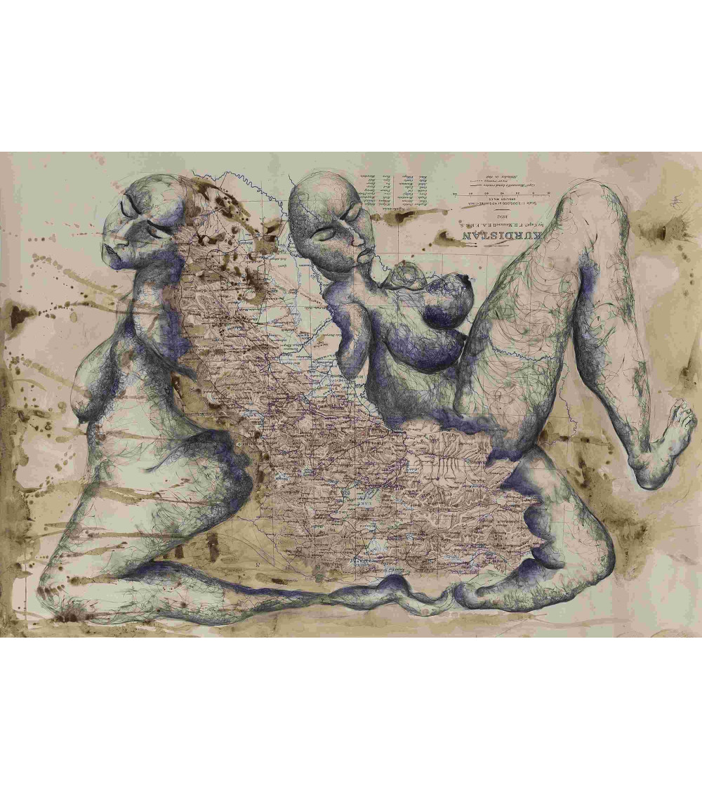 Kurdistan 1 – Digigraphie Zehra Doğan | Art engagé