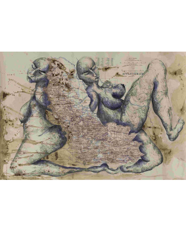 Kurdistan 1 – Digigraphie Zehra Doğan | Art engagé