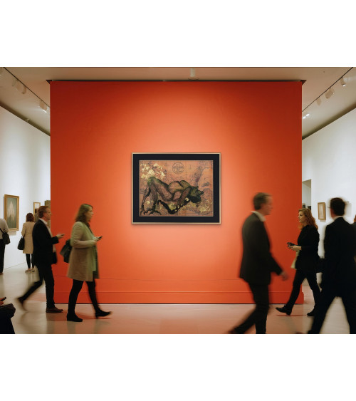 Kurdistan 2 – Digigraphie Zehra Doğan | Carte ancienne