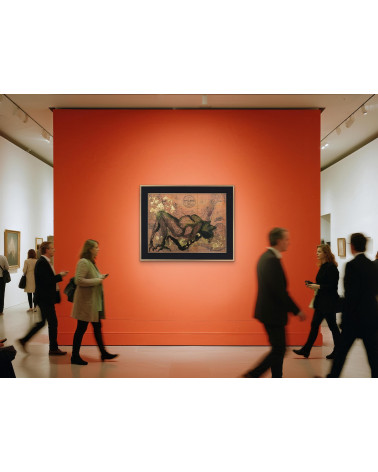 Kurdistan 2 – Digigraphie Zehra Doğan | Carte ancienne