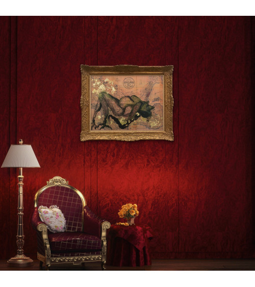 Kurdistan 2 – Digigraphie Zehra Doğan | Carte ancienne