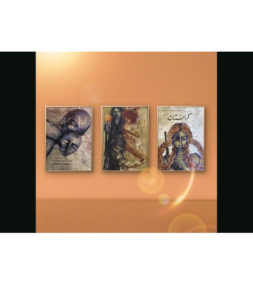 Kurdistan 4 – Digigraphie Zehra Doğan | Œuvre sur carte