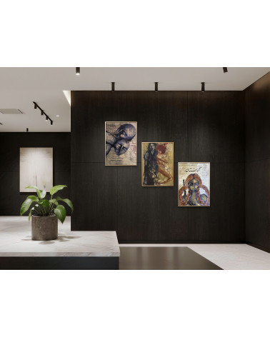 Kurdistan 4 – Digigraphie Zehra Doğan | Œuvre sur carte