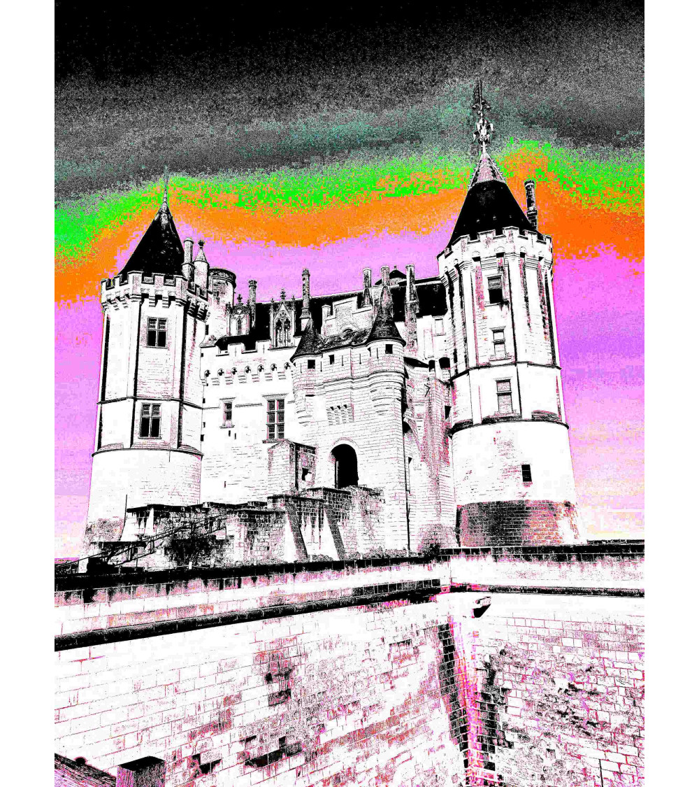 Photographie Saumur pixels – LEV | Art contemporain Château de Saumur