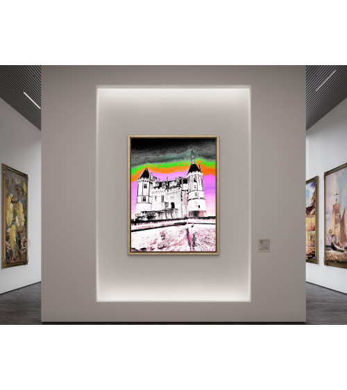Photographie Saumur pixels – LEV | Art contemporain Château de Saumur