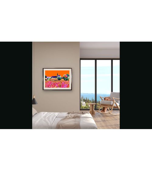 Digigraphie PARNAY ORANGE – Édition Limitée | LEV Arts Contemporains