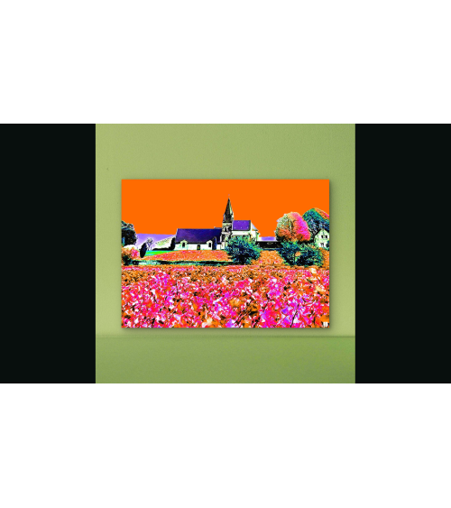 Digigraphie PARNAY ORANGE – Édition Limitée | LEV Arts Contemporains