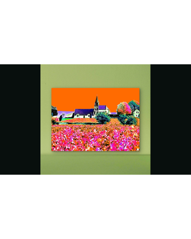 Digigraphie PARNAY ORANGE – Édition Limitée | LEV Arts Contemporains