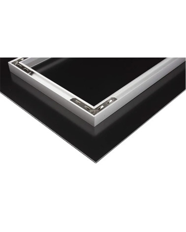 Chassis rentrant aluminium pour Dibond et Plexi-collage