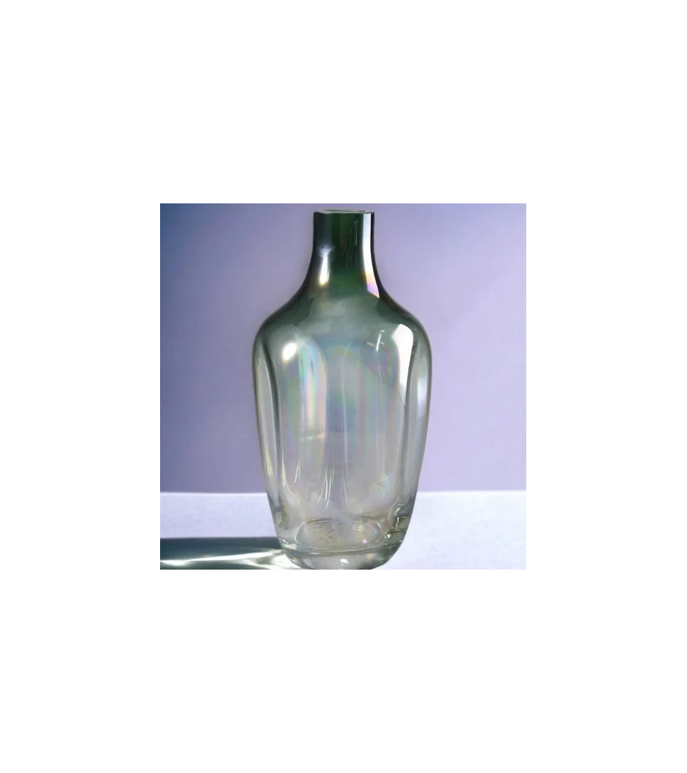 Vase Sopla holographique en verre soufflé