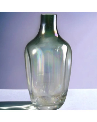Vase Sopla holographique en verre soufflé