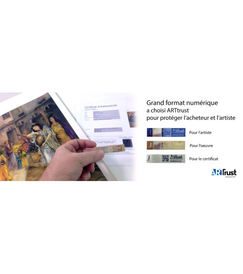 Photographie Chat Violet en Digigraphie | Lev Arts Contemporains