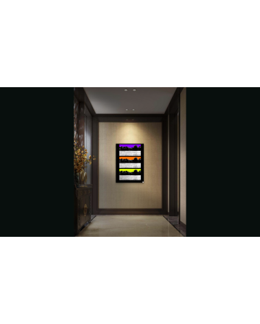 Schwan cygnes sur le confluent surréaliste de la Loire et de la Vienne