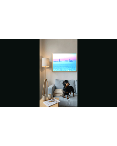 Cold Bizay, photographie surréaliste d'un paysage neigeux et glacial.