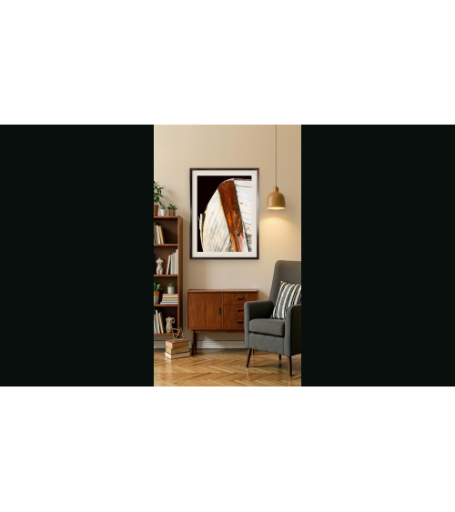 "Fière agonie" symbolise la destruction lente d'un bateau abandonné.