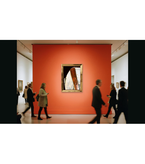 "Fière agonie" symbolise la destruction lente d'un bateau abandonné.