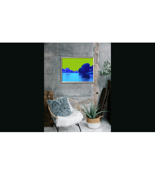 Photo d’art Saumur à l’anis – Digigraphie limitée 30 exemplaires