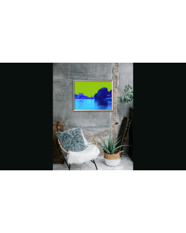 Photo d’art Saumur à l’anis – Digigraphie limitée 30 exemplaires