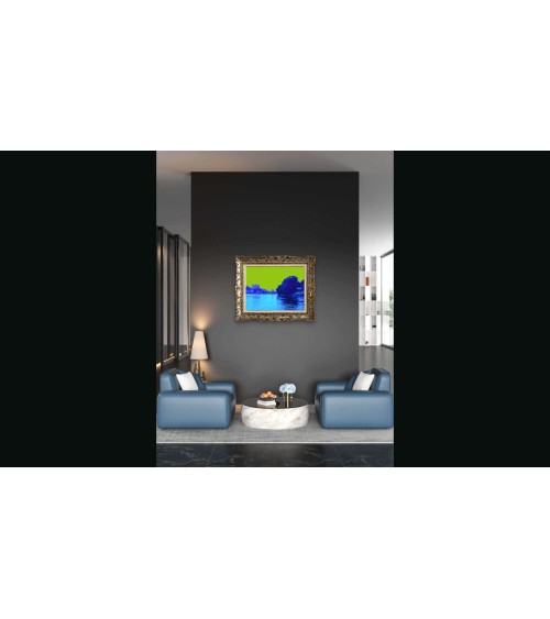 Photo d’art Saumur à l’anis – Digigraphie limitée 30 exemplaires