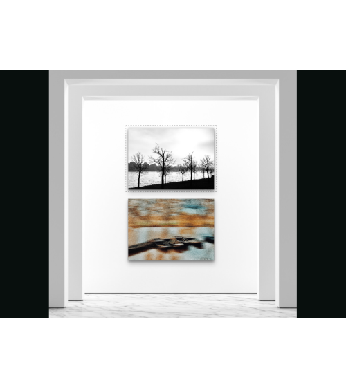 Barques de Loire – Digigraphie d’art | Oksana Chilikina