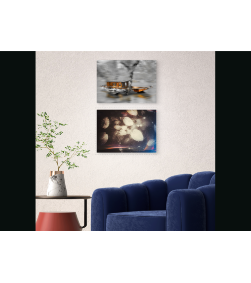 Nénuphars sur Loire – Digigraphie d’art | Oksana Chilikina