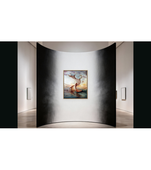 Tableau huile sur toile "Ascension" — Claire Laloux | Madeleine Home D