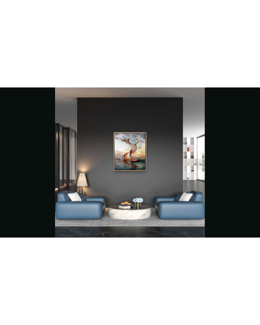 Tableau huile sur toile "Ascension" — Claire Laloux | Madeleine Home D