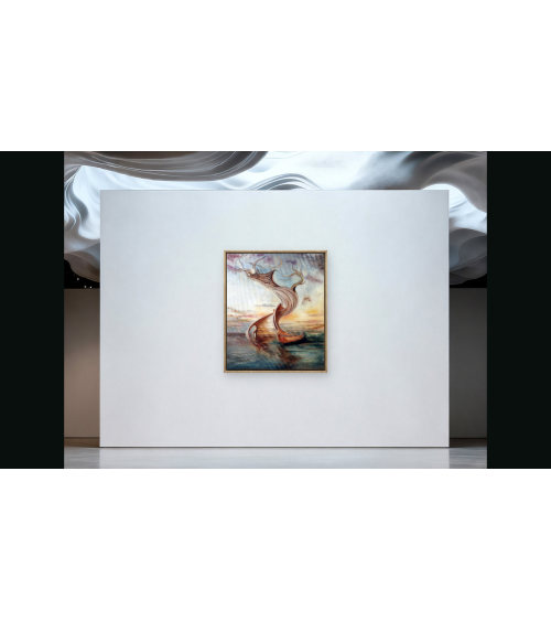 Tableau huile sur toile "Ascension" — Claire Laloux | Madeleine Home D