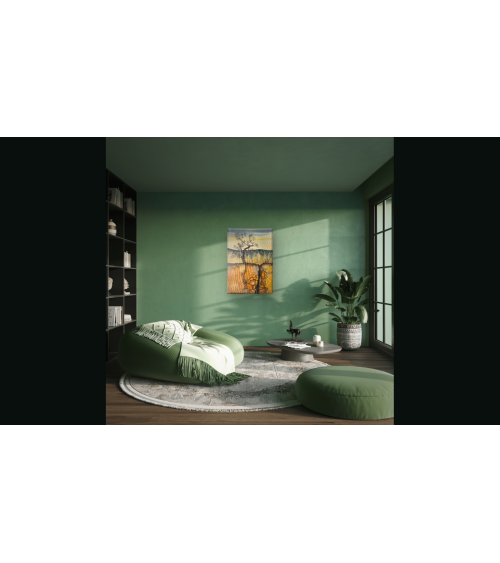 Tableau huile "De terre je suis" — Claire Laloux | Madeleine Home Desi