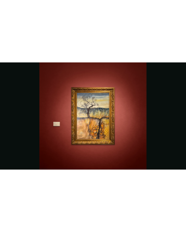 Tableau huile "De terre je suis" — Claire Laloux | Madeleine Home Desi