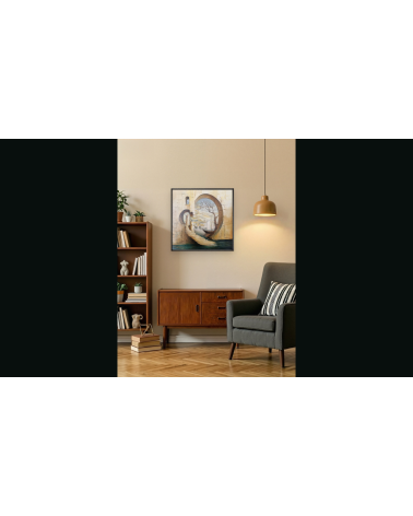 Tableau huile "Le Gardien du Phare" — Claire Laloux | Madeleine Home D