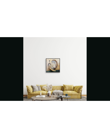 Tableau huile "Le Gardien du Phare" — Claire Laloux | Madeleine Home D