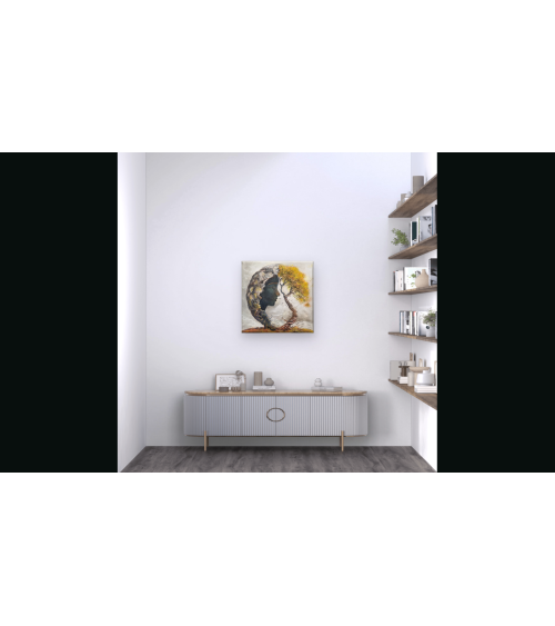 Tableau huile "L'Arbre de Vie" — Claire Laloux | Madeleine Home Design