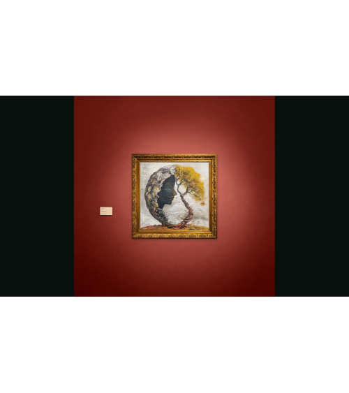 Tableau huile "L'Arbre de Vie" — Claire Laloux | Madeleine Home Design