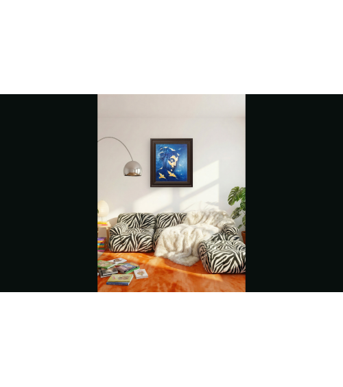 Tableau huile "Envolée des Songes" — Claire Laloux | Madeleine Home De