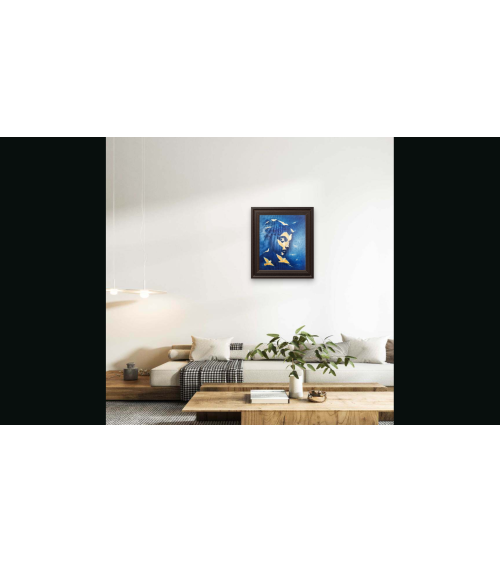 Tableau huile "Envolée des Songes" — Claire Laloux | Madeleine Home De