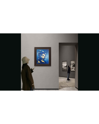 Tableau huile "Envolée des Songes" — Claire Laloux | Madeleine Home De