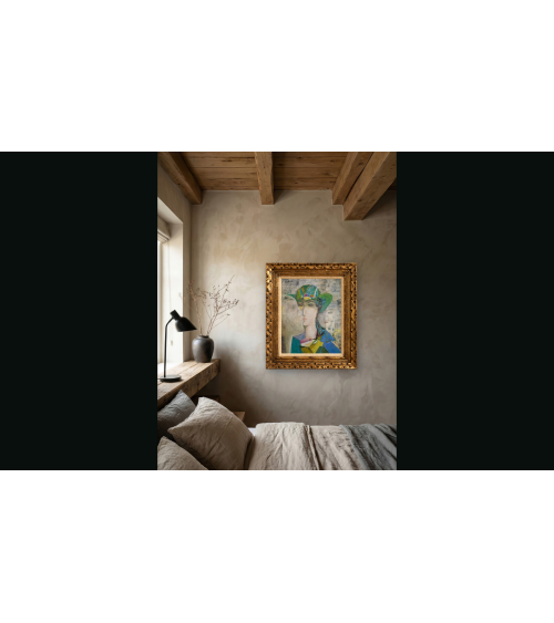 Tableau huile "Désir Inconscient" — Claire Laloux | Madeleine Home Des