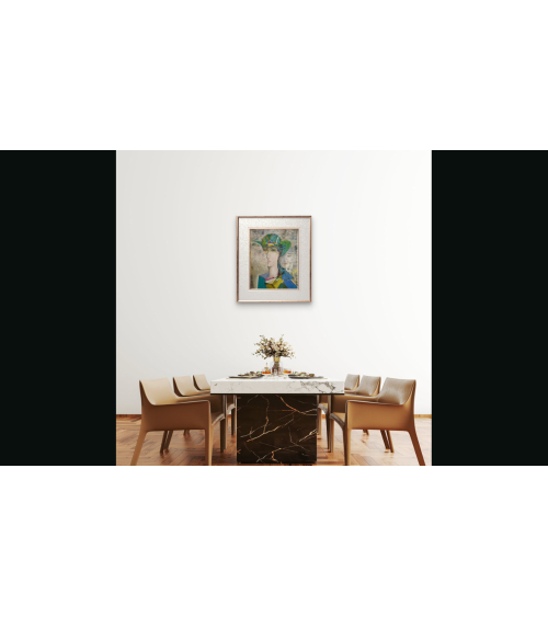 Tableau huile "Désir Inconscient" — Claire Laloux | Madeleine Home Des