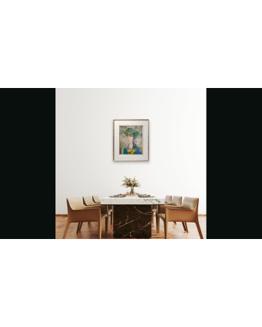 Tableau huile "Désir Inconscient" — Claire Laloux | Madeleine Home Des