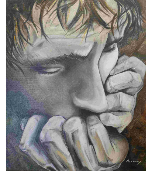 Tableau huile "Recherche de ma Vérité" — Claire Laloux | Madeleine Hom