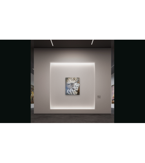 Tableau huile "Recherche de ma Vérité" — Claire Laloux | Madeleine Hom