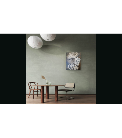 Tableau huile "Recherche de ma Vérité" — Claire Laloux | Madeleine Hom