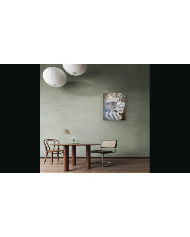 Tableau huile "Recherche de ma Vérité" — Claire Laloux | Madeleine Hom