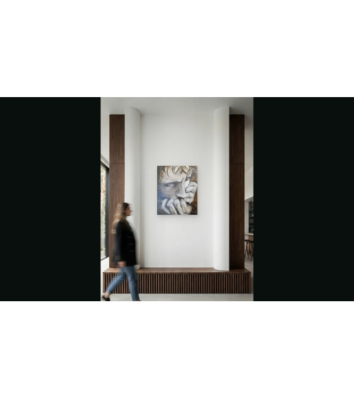 Tableau huile "Recherche de ma Vérité" — Claire Laloux | Madeleine Hom