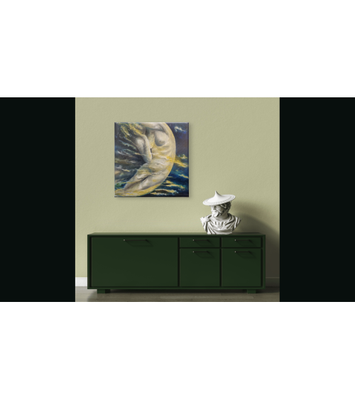 Tableau huile "Symbole de la Périodicité" — Claire Laloux | Madeleine